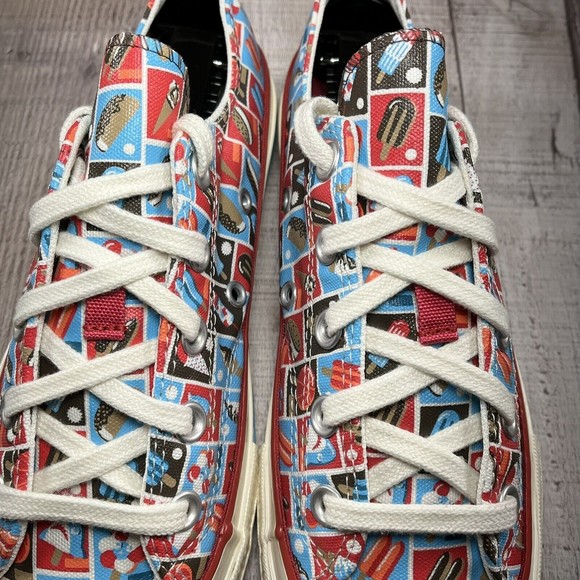 Converse Chuck 70 Frozen Treats Youth Sneakers Soft Red Blue Size 3 A00519F - Picture 12 of 15